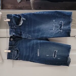 Denim distressed boys Old Navy shorts size 18